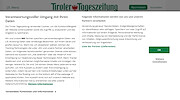 Tiroler Tageszeitung - TT Gewinnspiel
