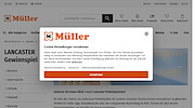 M&uuml;ller Gewinnspiel