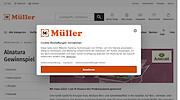 M&uuml;ller Gewinnspiel
